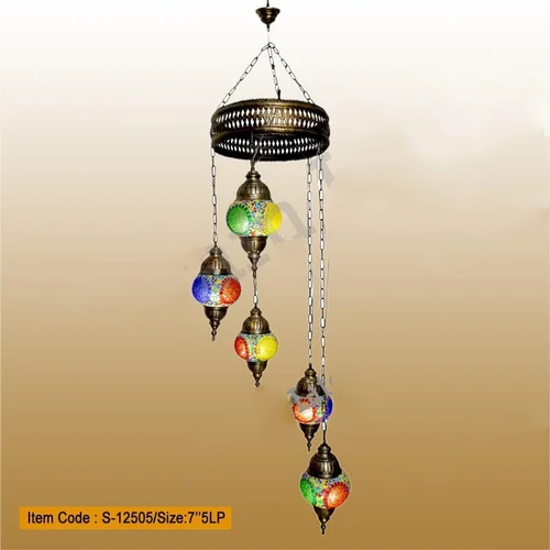 Turkish Hanging Lights, Material: Metal